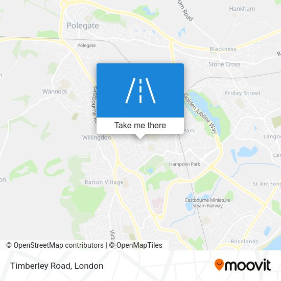 Timberley Road map