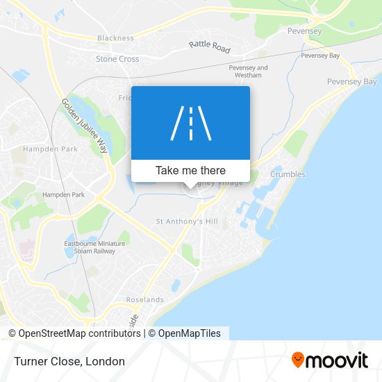 Turner Close map