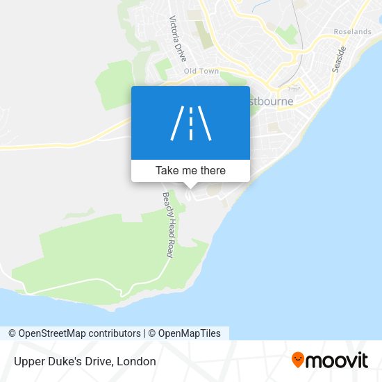 Upper Duke's Drive map