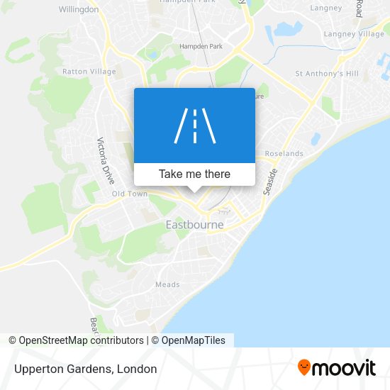 Upperton Gardens map