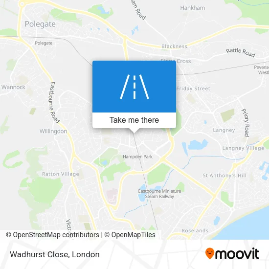 Wadhurst Close map