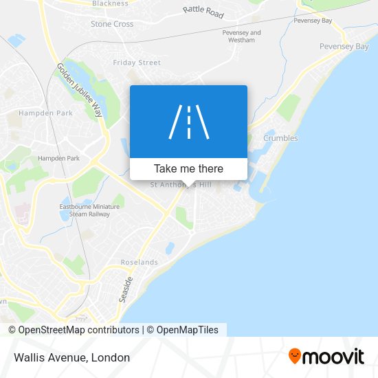 Wallis Avenue map