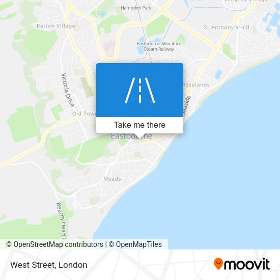 West Street map