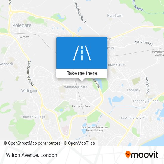Wilton Avenue map