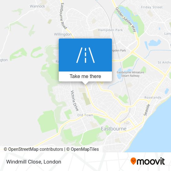 Windmill Close map