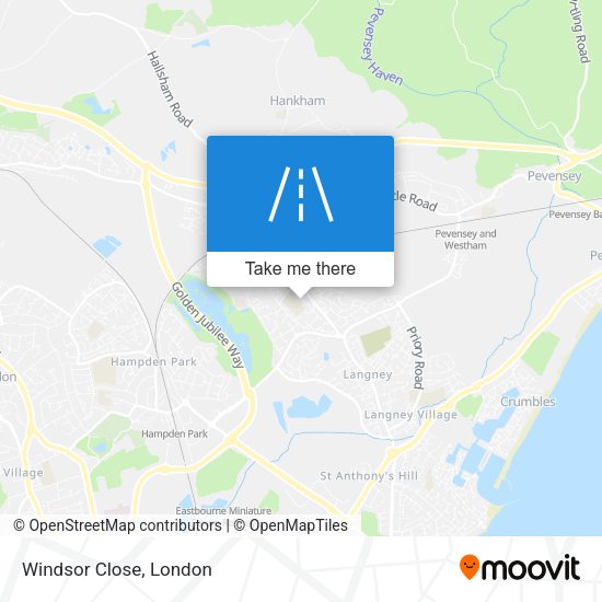 Windsor Close map