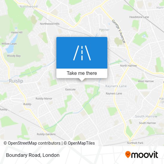 Boundary Road map