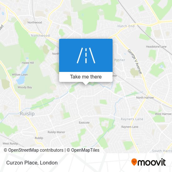 Curzon Place map