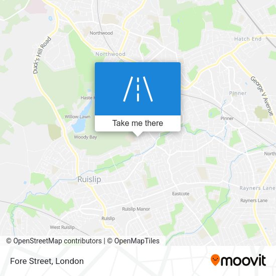 Fore Street map