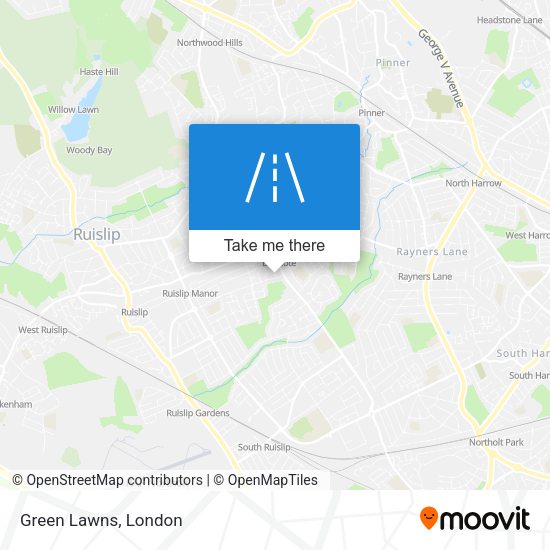 Green Lawns map