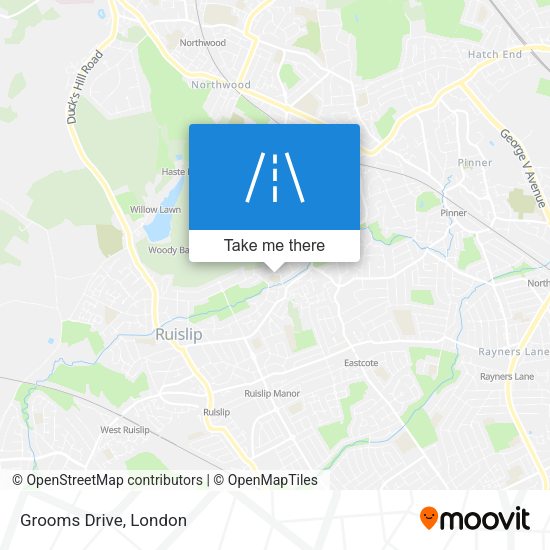Grooms Drive map