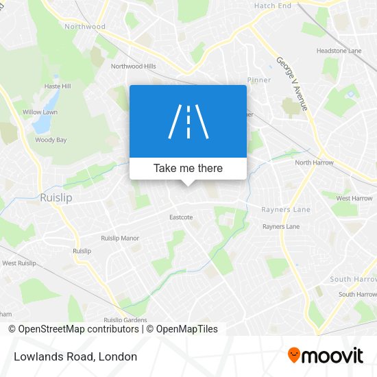 Lowlands Road map