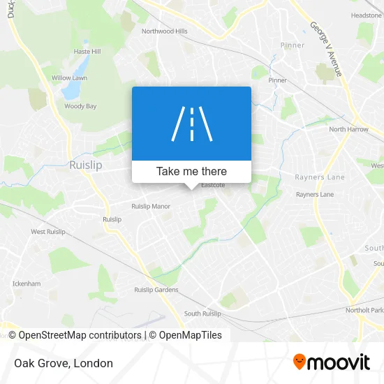 Oak Grove map