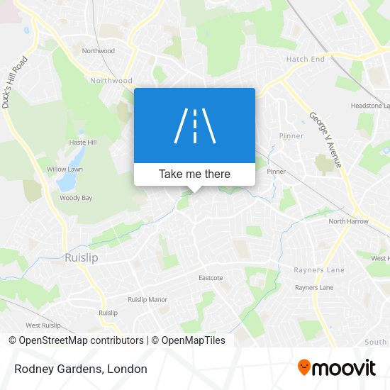 Rodney Gardens map