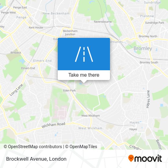 Brockwell Avenue map