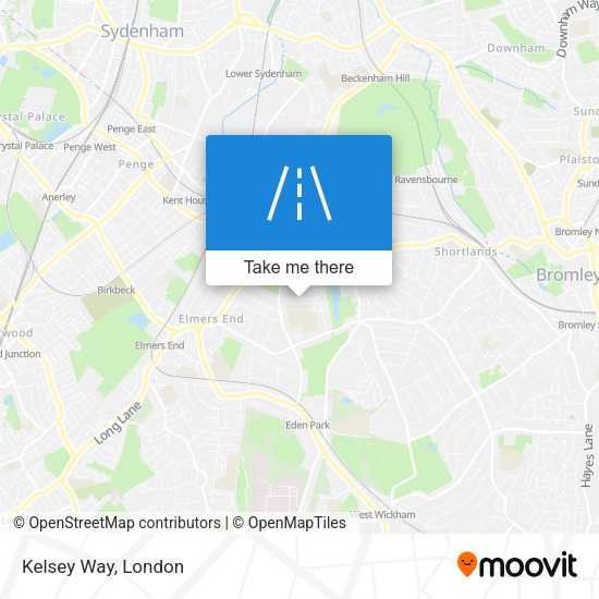 Kelsey Way map