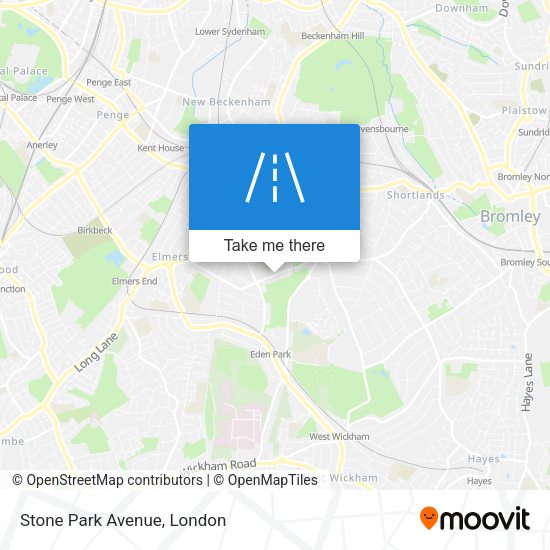 Stone Park Avenue map