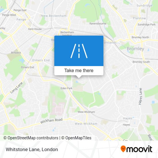 Whitstone Lane map
