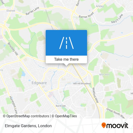 Elmgate Gardens map