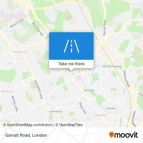 Garratt Road map