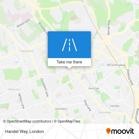 Handel Way map