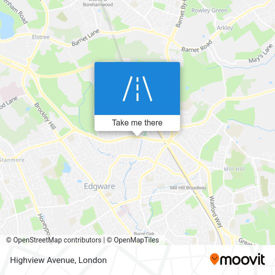 Highview Avenue map