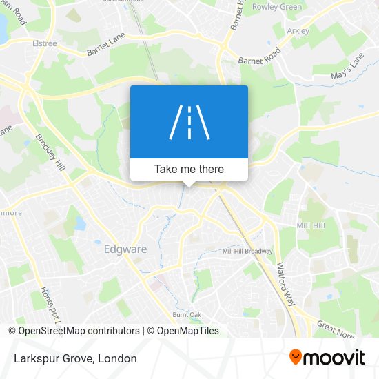 Larkspur Grove map