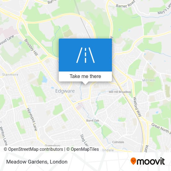 Meadow Gardens map