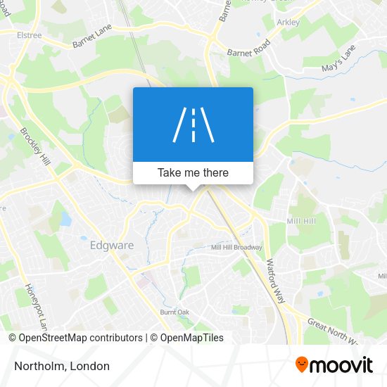 Northolm map