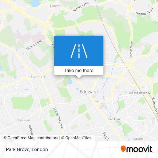 Park Grove map