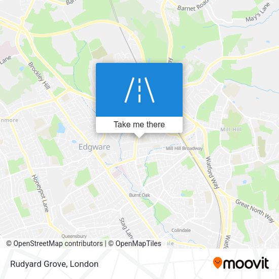 Rudyard Grove map