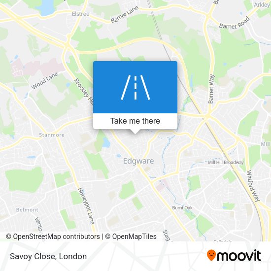 Savoy Close map