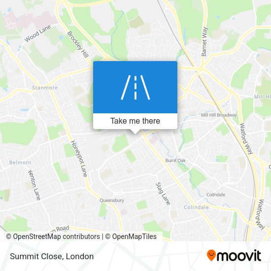 Summit Close map