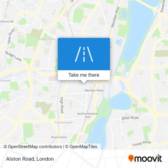 Alston Road map