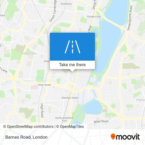 Barnes Road map