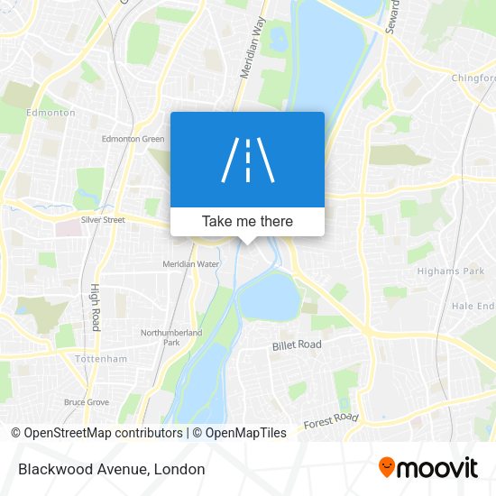 Blackwood Avenue map