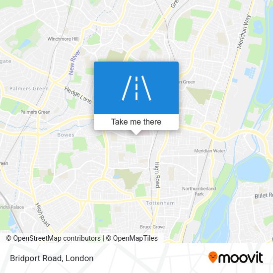 Bridport Road map