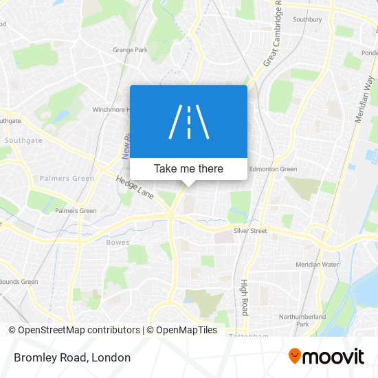 Bromley Road map