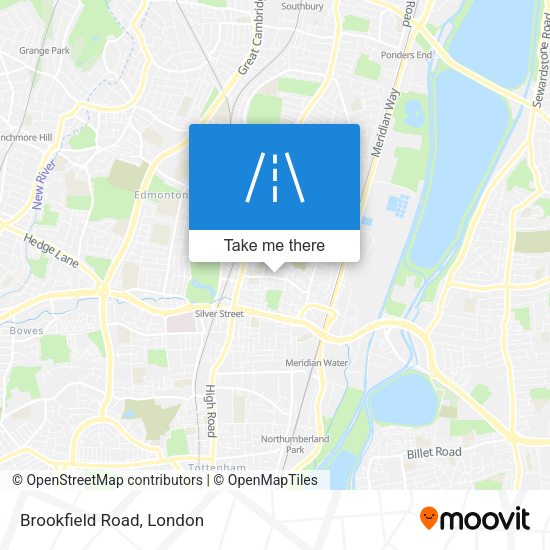 Brookfield Road map