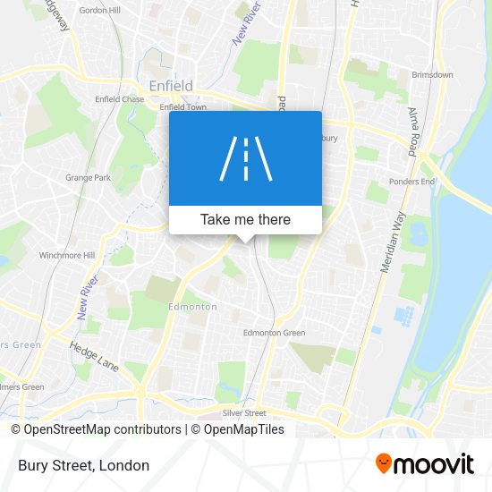 Bury Street map