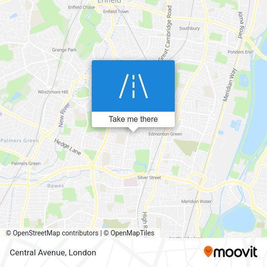 Central Avenue map