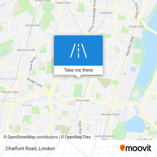 Chalfont Road map