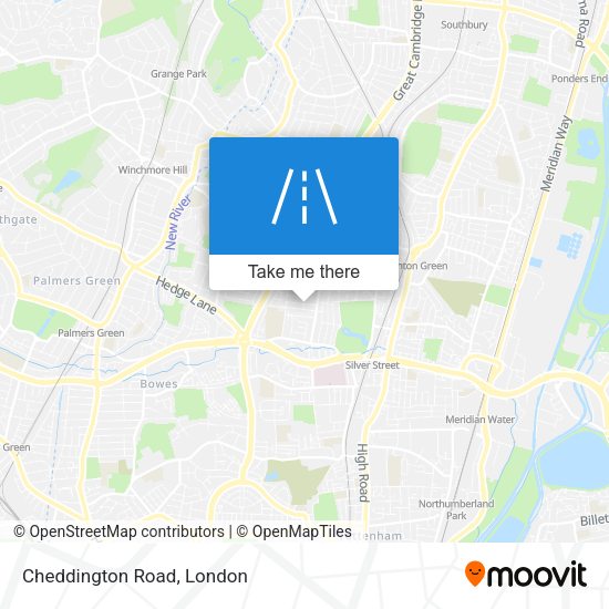 Cheddington Road map