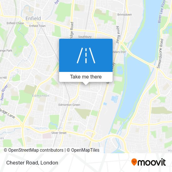 Chester Road map