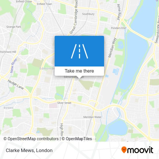 Clarke Mews map