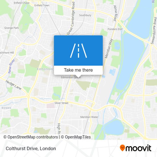 Colthurst Drive map