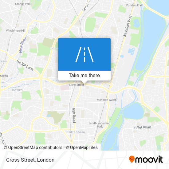 Cross Street map