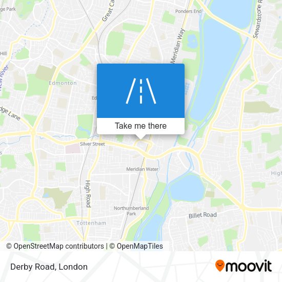 Derby Road map