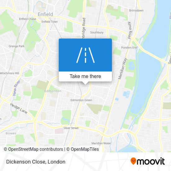 Dickenson Close map