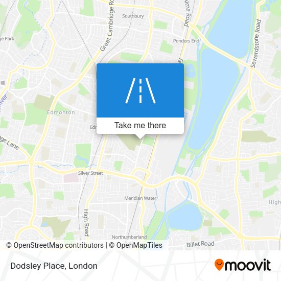 Dodsley Place map